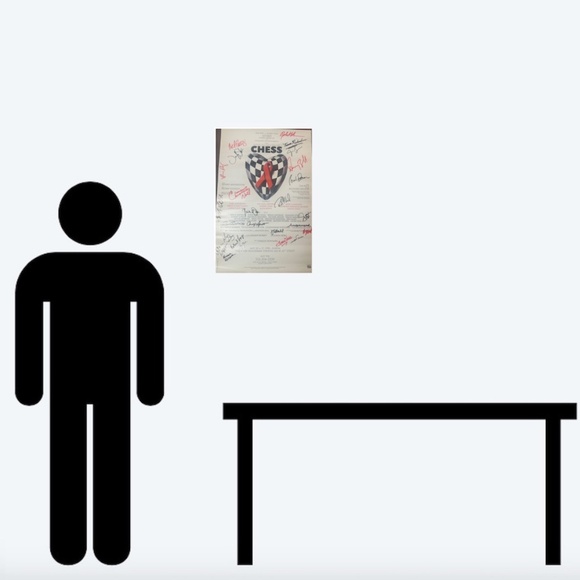 Chess Concert to benefit Broadway Cares / Equity Fights AIDS Signed Poster - Picture 2 of 2